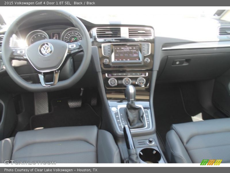 Black / Black 2015 Volkswagen Golf 4 Door 1.8T SEL