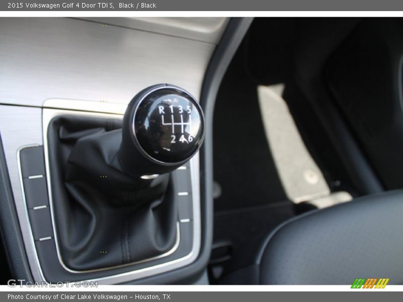 Black / Black 2015 Volkswagen Golf 4 Door TDI S