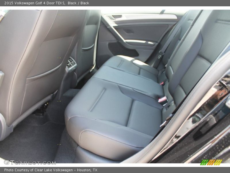 Black / Black 2015 Volkswagen Golf 4 Door TDI S