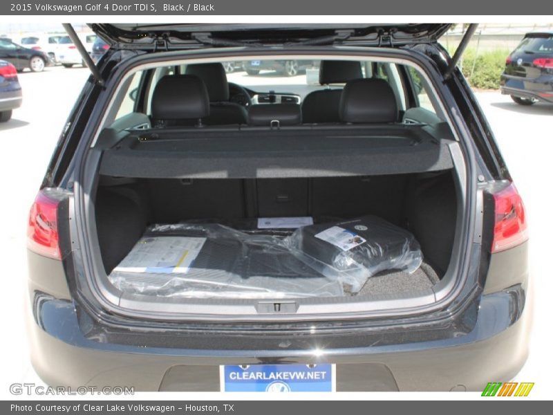 Black / Black 2015 Volkswagen Golf 4 Door TDI S