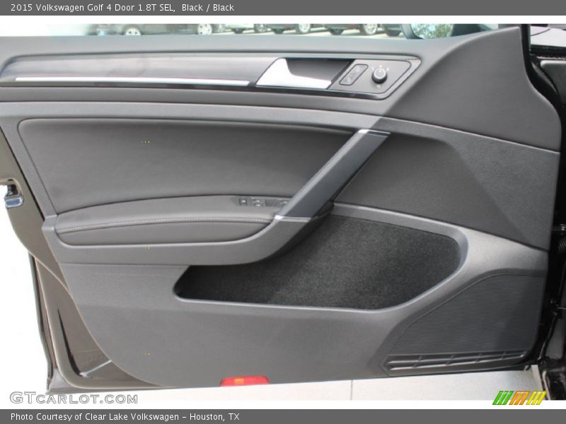 Black / Black 2015 Volkswagen Golf 4 Door 1.8T SEL
