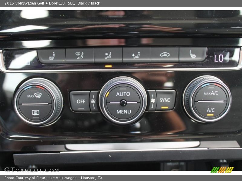 Black / Black 2015 Volkswagen Golf 4 Door 1.8T SEL