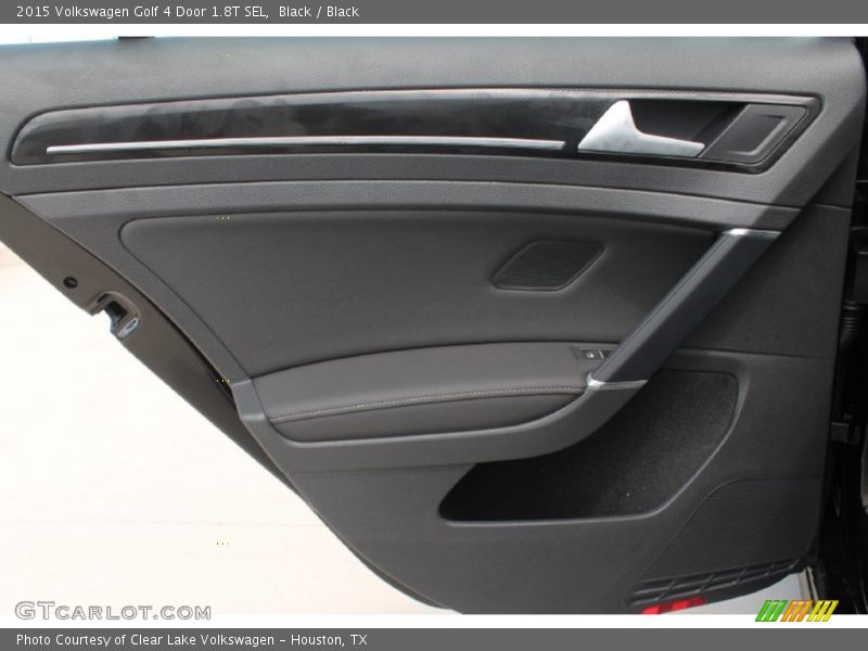 Black / Black 2015 Volkswagen Golf 4 Door 1.8T SEL