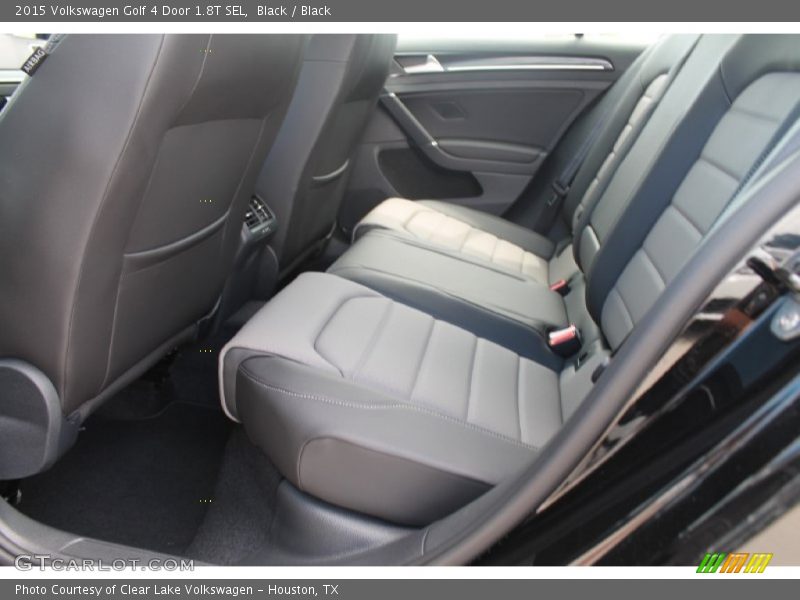 Black / Black 2015 Volkswagen Golf 4 Door 1.8T SEL