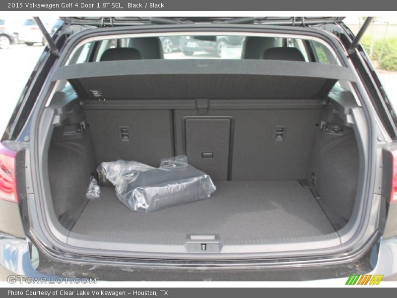 Black / Black 2015 Volkswagen Golf 4 Door 1.8T SEL