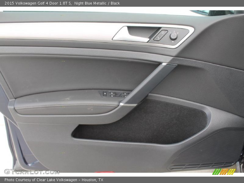 Night Blue Metallic / Black 2015 Volkswagen Golf 4 Door 1.8T S