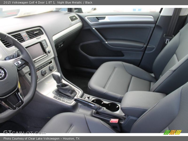 Night Blue Metallic / Black 2015 Volkswagen Golf 4 Door 1.8T S