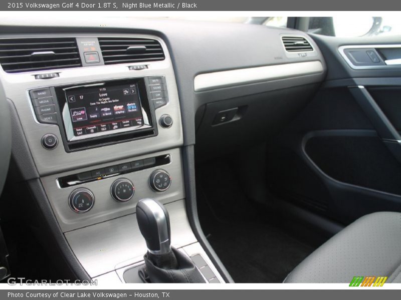 Night Blue Metallic / Black 2015 Volkswagen Golf 4 Door 1.8T S