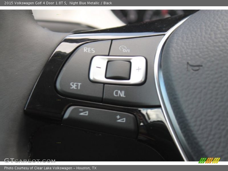 Night Blue Metallic / Black 2015 Volkswagen Golf 4 Door 1.8T S