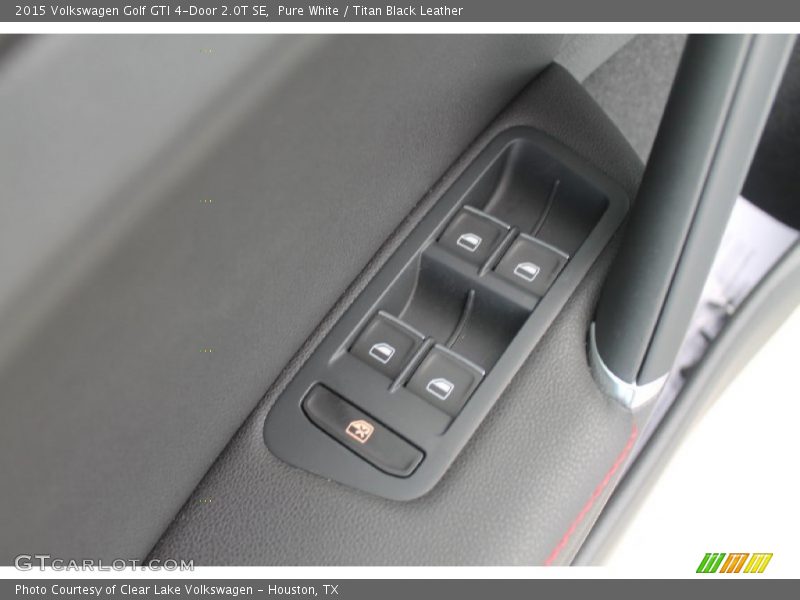 Pure White / Titan Black Leather 2015 Volkswagen Golf GTI 4-Door 2.0T SE