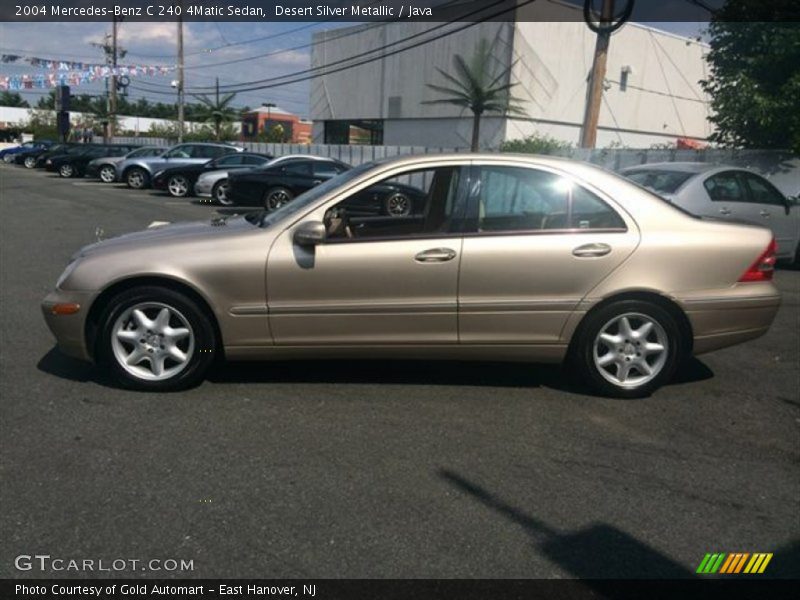 Desert Silver Metallic / Java 2004 Mercedes-Benz C 240 4Matic Sedan