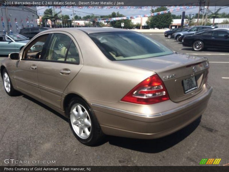 Desert Silver Metallic / Java 2004 Mercedes-Benz C 240 4Matic Sedan
