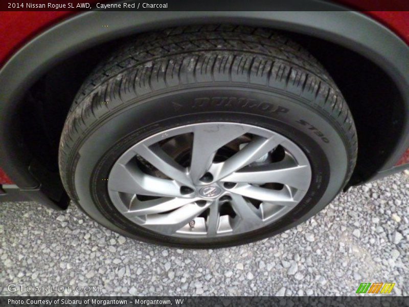 Cayenne Red / Charcoal 2014 Nissan Rogue SL AWD