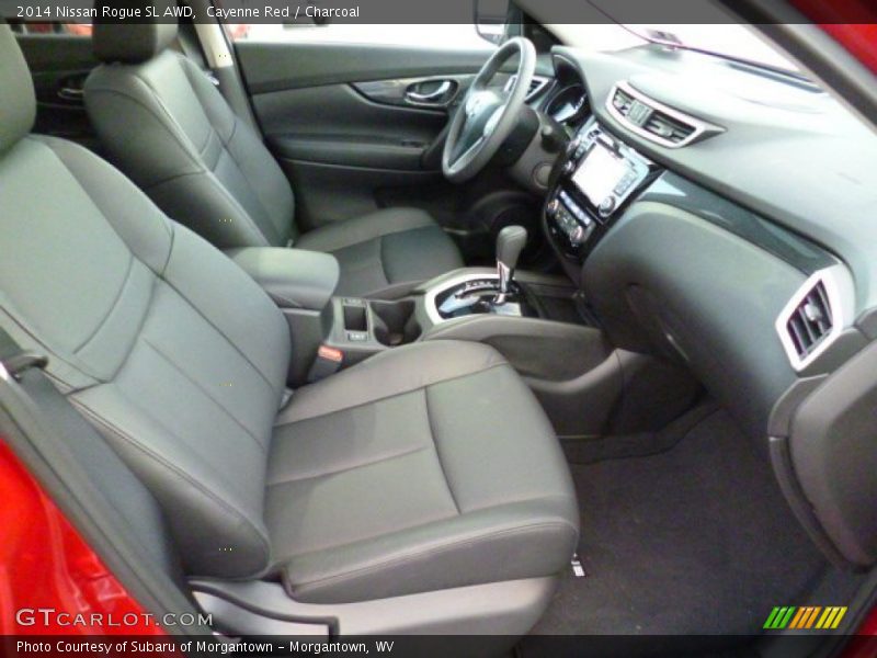 Cayenne Red / Charcoal 2014 Nissan Rogue SL AWD