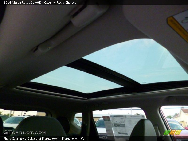 Cayenne Red / Charcoal 2014 Nissan Rogue SL AWD
