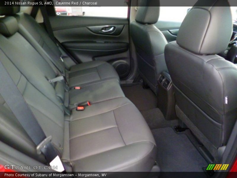 Cayenne Red / Charcoal 2014 Nissan Rogue SL AWD