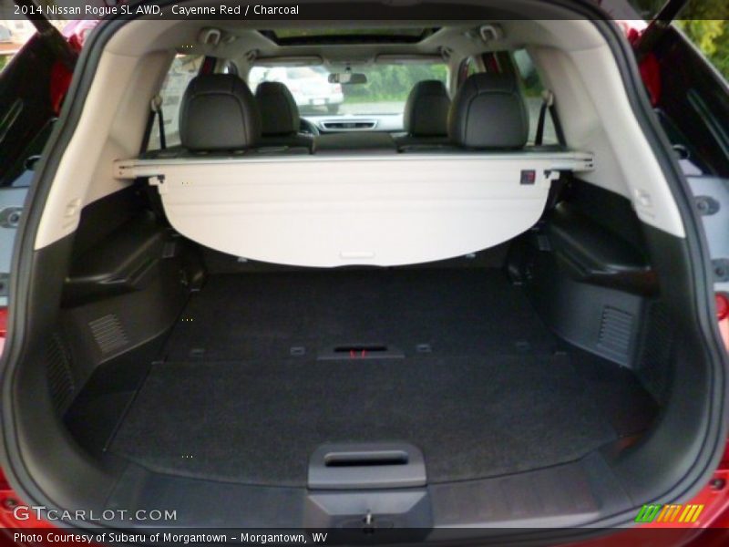 Cayenne Red / Charcoal 2014 Nissan Rogue SL AWD