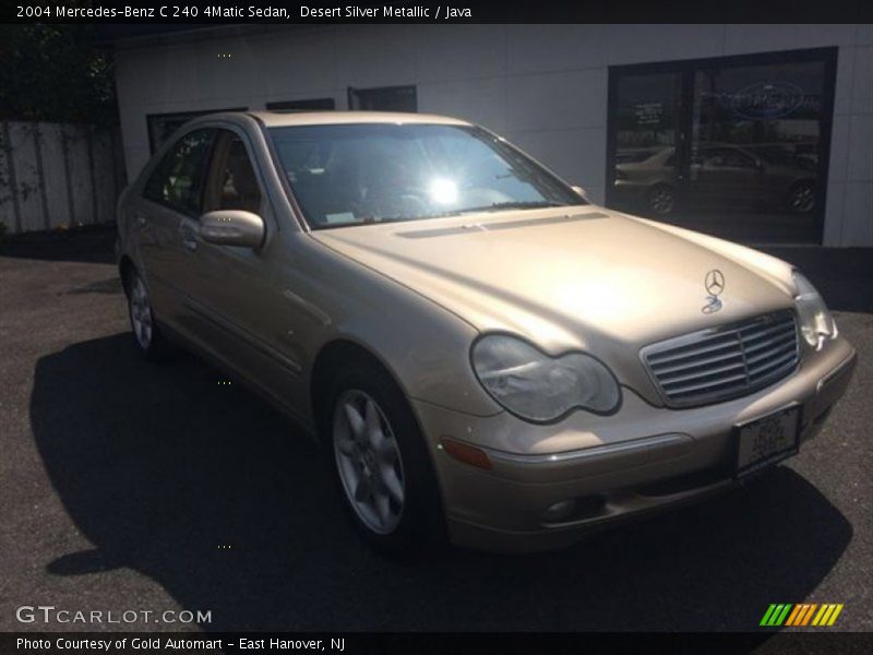 Desert Silver Metallic / Java 2004 Mercedes-Benz C 240 4Matic Sedan