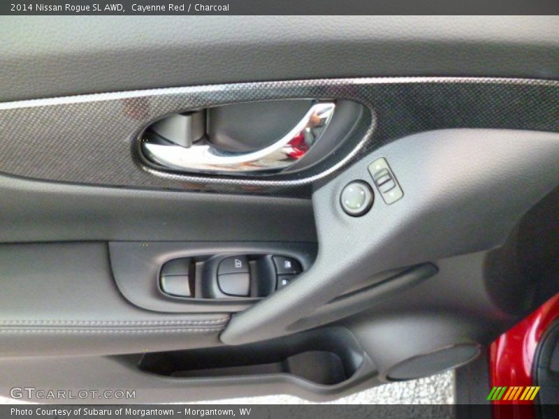 Cayenne Red / Charcoal 2014 Nissan Rogue SL AWD