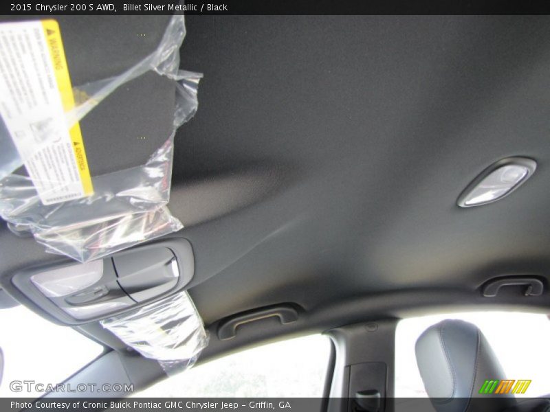 Billet Silver Metallic / Black 2015 Chrysler 200 S AWD