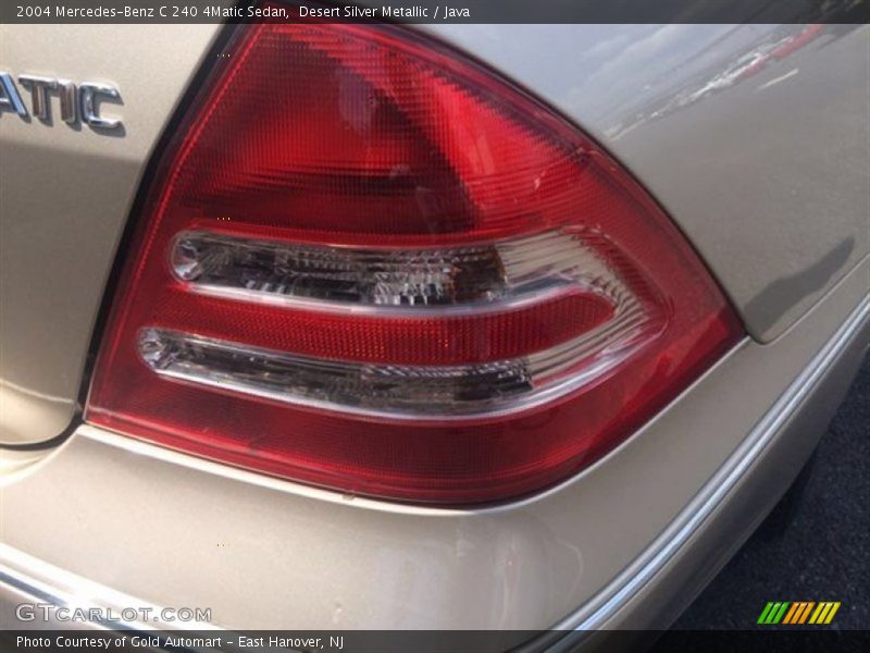 Desert Silver Metallic / Java 2004 Mercedes-Benz C 240 4Matic Sedan
