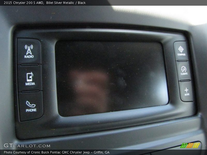 Billet Silver Metallic / Black 2015 Chrysler 200 S AWD