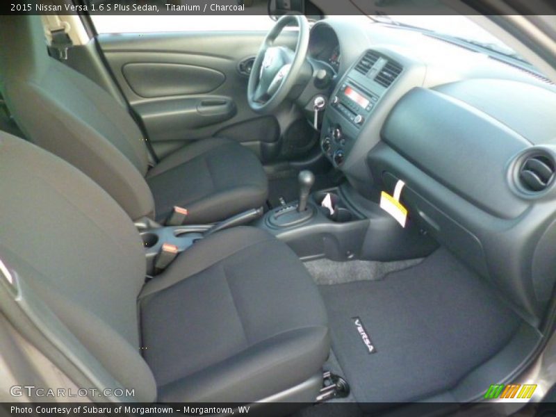 Titanium / Charcoal 2015 Nissan Versa 1.6 S Plus Sedan