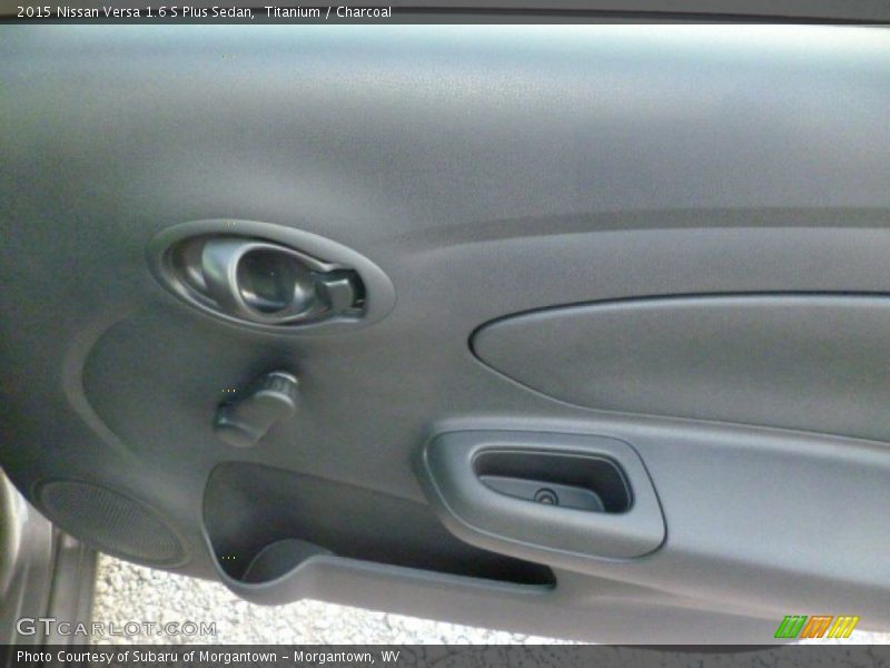 Titanium / Charcoal 2015 Nissan Versa 1.6 S Plus Sedan