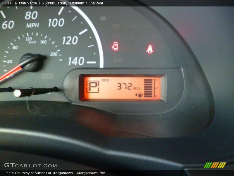 Titanium / Charcoal 2015 Nissan Versa 1.6 S Plus Sedan