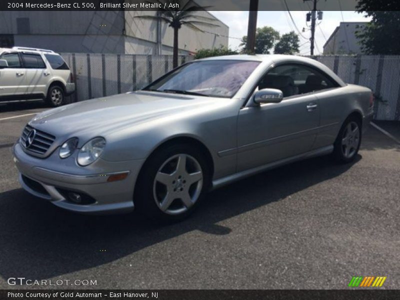 Brilliant Silver Metallic / Ash 2004 Mercedes-Benz CL 500