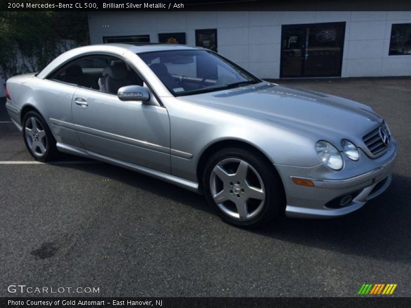 Brilliant Silver Metallic / Ash 2004 Mercedes-Benz CL 500