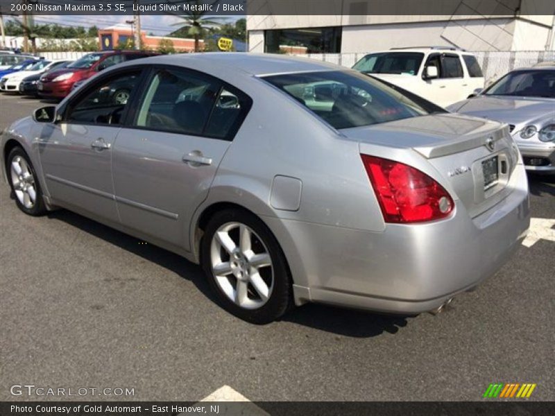 Liquid Silver Metallic / Black 2006 Nissan Maxima 3.5 SE