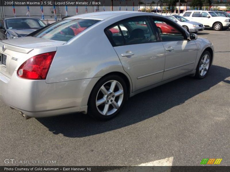 Liquid Silver Metallic / Black 2006 Nissan Maxima 3.5 SE