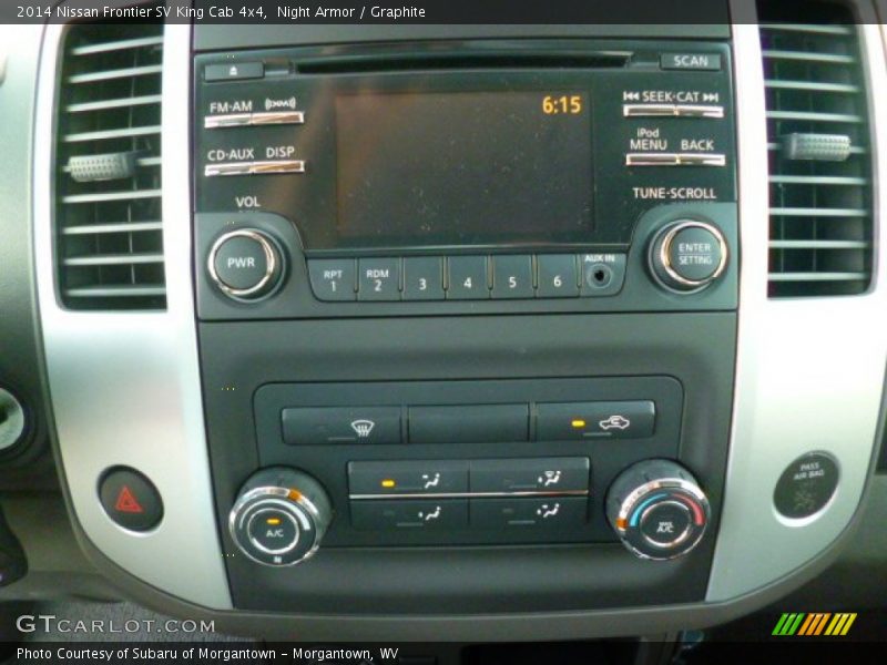 Controls of 2014 Frontier SV King Cab 4x4