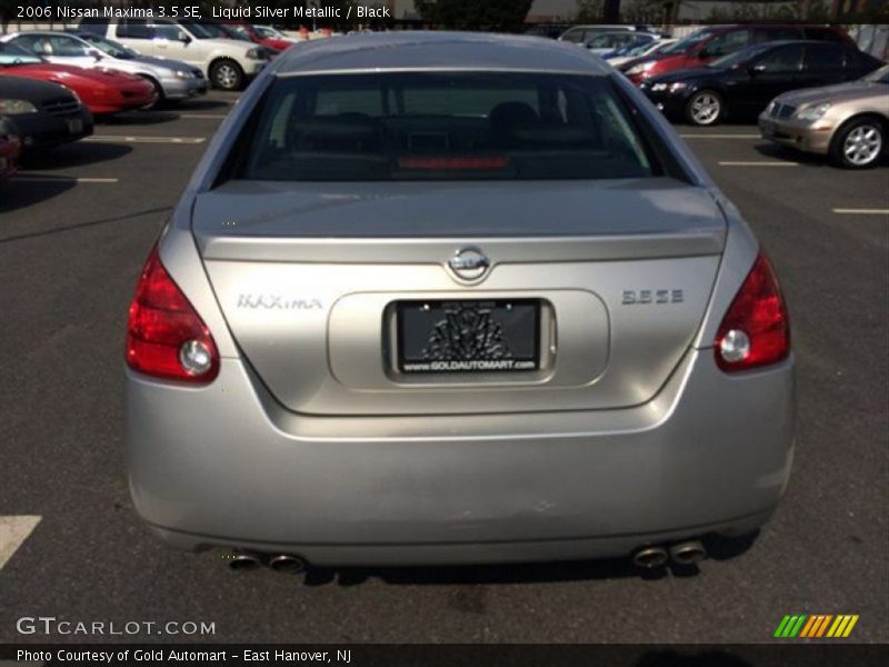 Liquid Silver Metallic / Black 2006 Nissan Maxima 3.5 SE