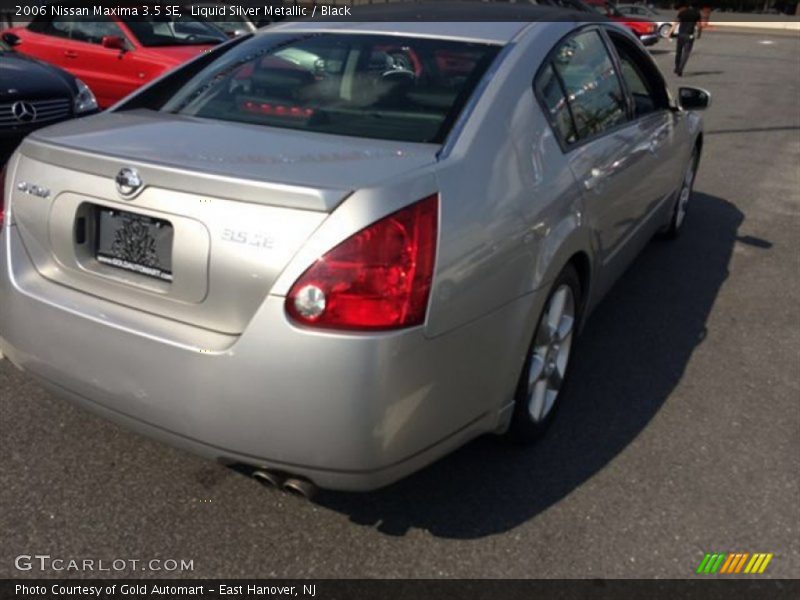 Liquid Silver Metallic / Black 2006 Nissan Maxima 3.5 SE