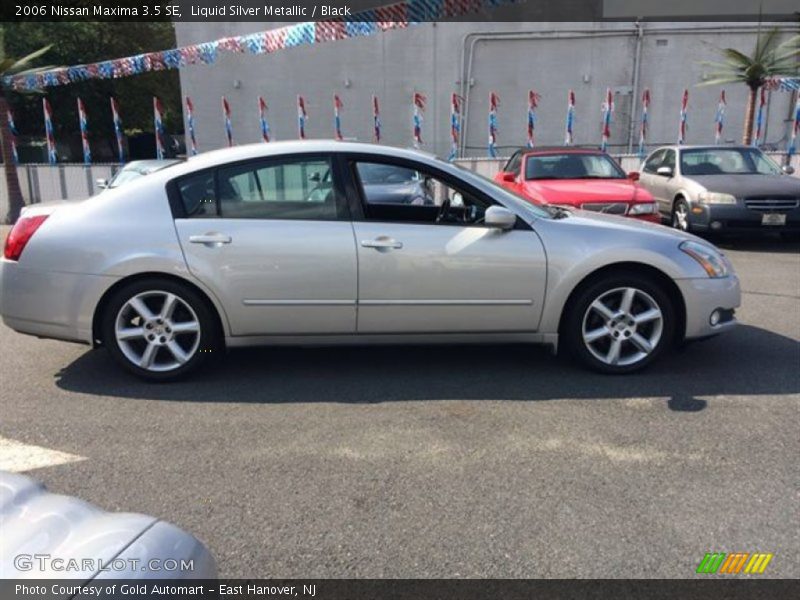 Liquid Silver Metallic / Black 2006 Nissan Maxima 3.5 SE
