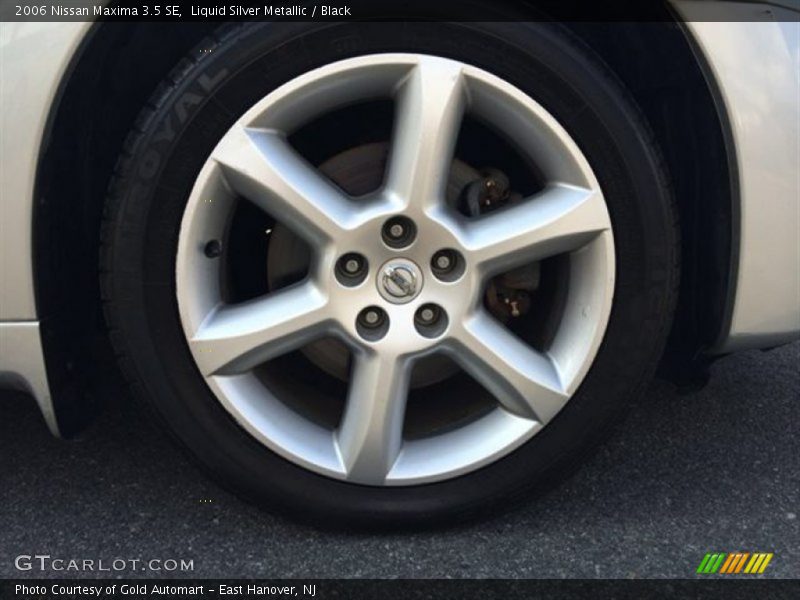 Liquid Silver Metallic / Black 2006 Nissan Maxima 3.5 SE