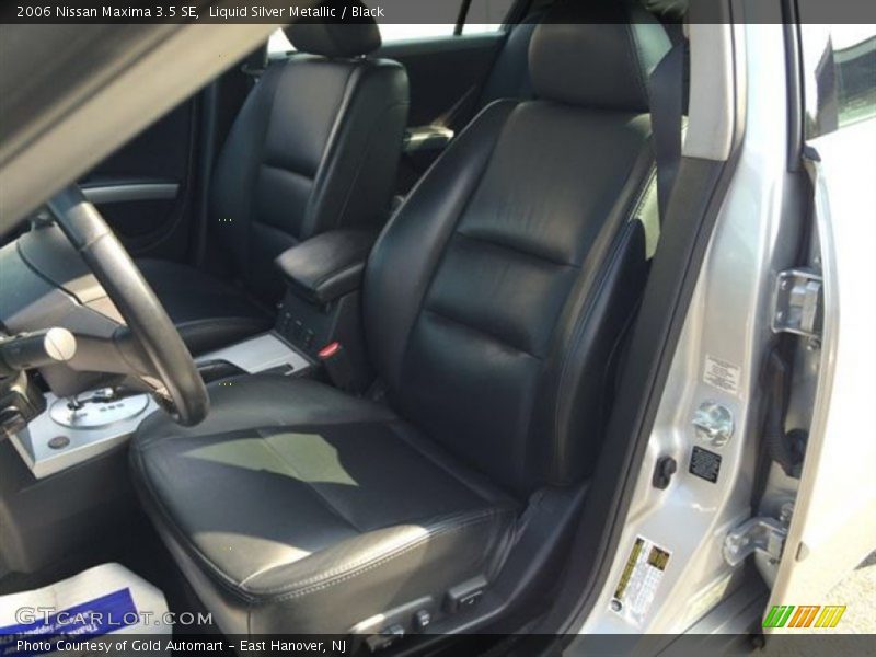 Liquid Silver Metallic / Black 2006 Nissan Maxima 3.5 SE