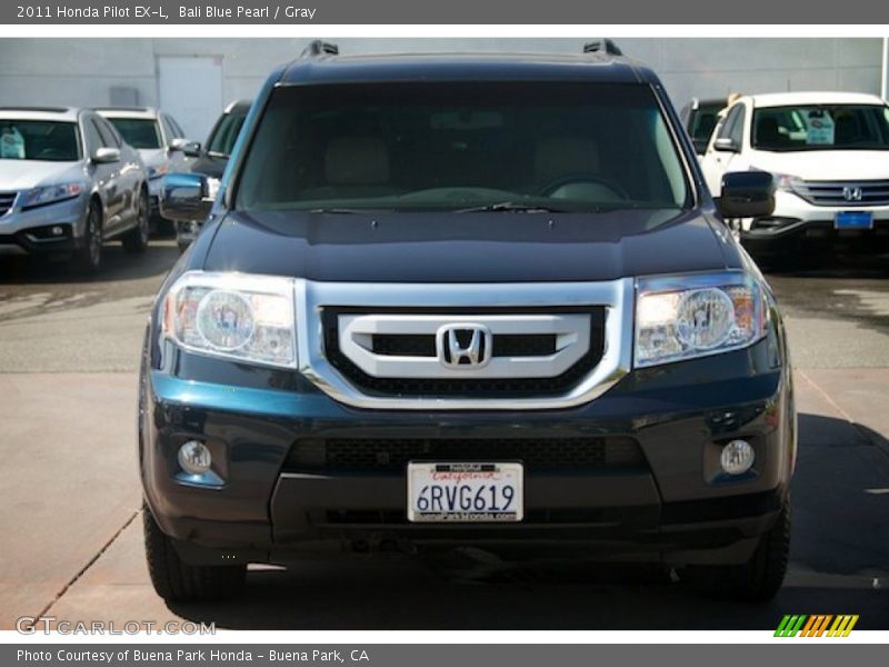 Bali Blue Pearl / Gray 2011 Honda Pilot EX-L