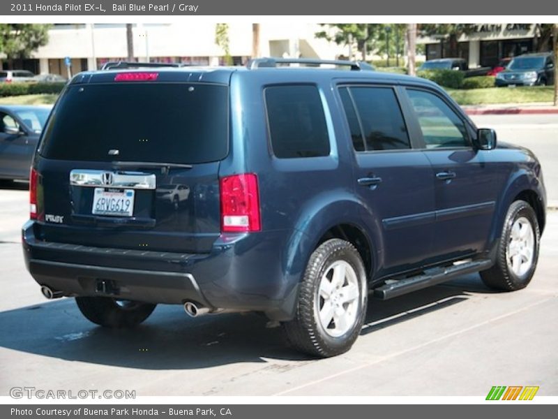 Bali Blue Pearl / Gray 2011 Honda Pilot EX-L