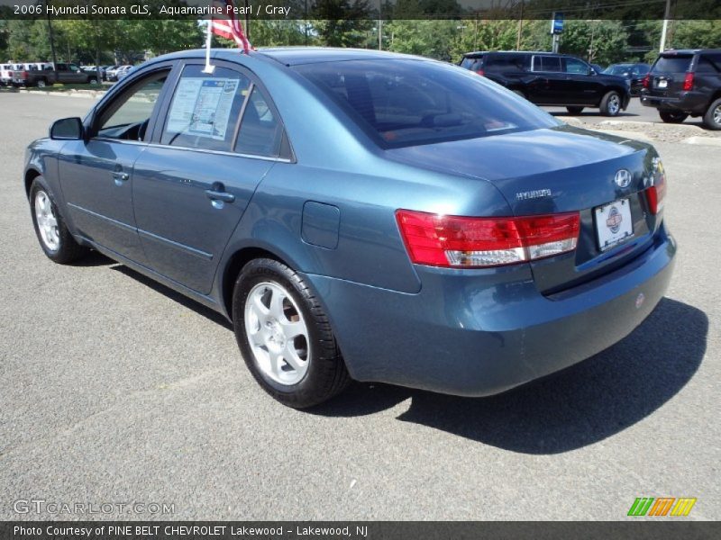 Aquamarine Pearl / Gray 2006 Hyundai Sonata GLS