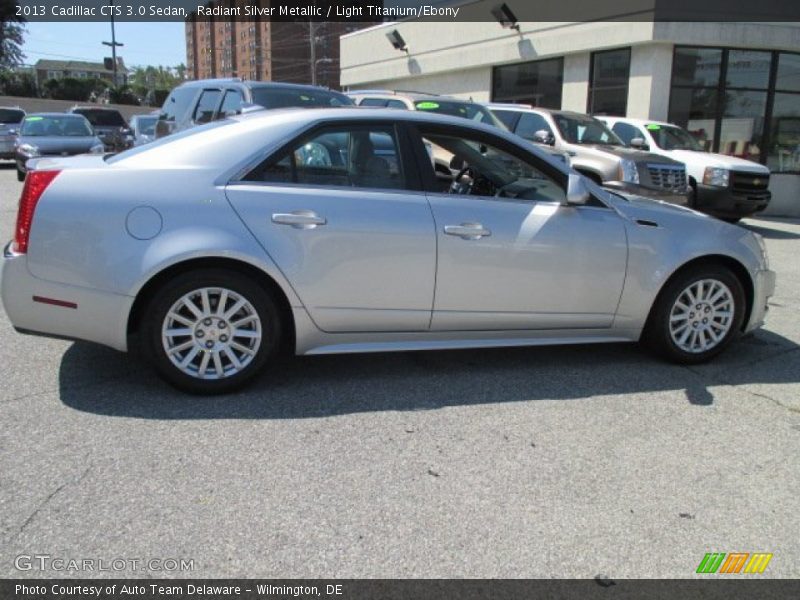 Radiant Silver Metallic / Light Titanium/Ebony 2013 Cadillac CTS 3.0 Sedan