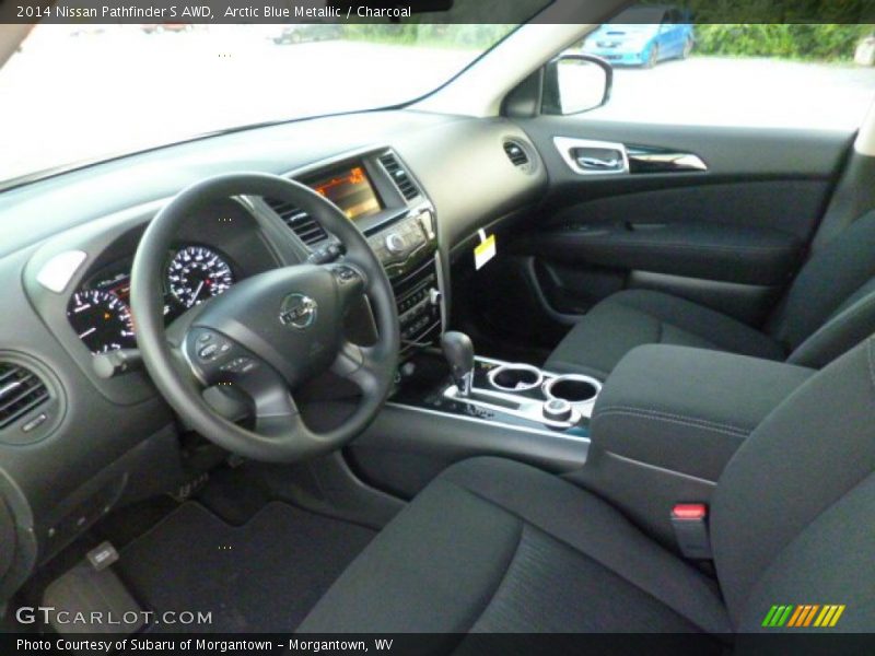 Arctic Blue Metallic / Charcoal 2014 Nissan Pathfinder S AWD