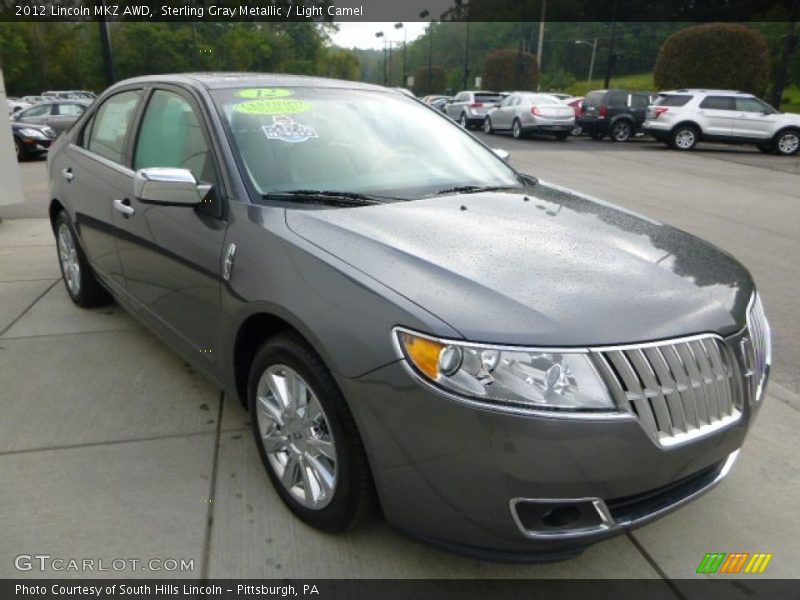 Sterling Gray Metallic / Light Camel 2012 Lincoln MKZ AWD