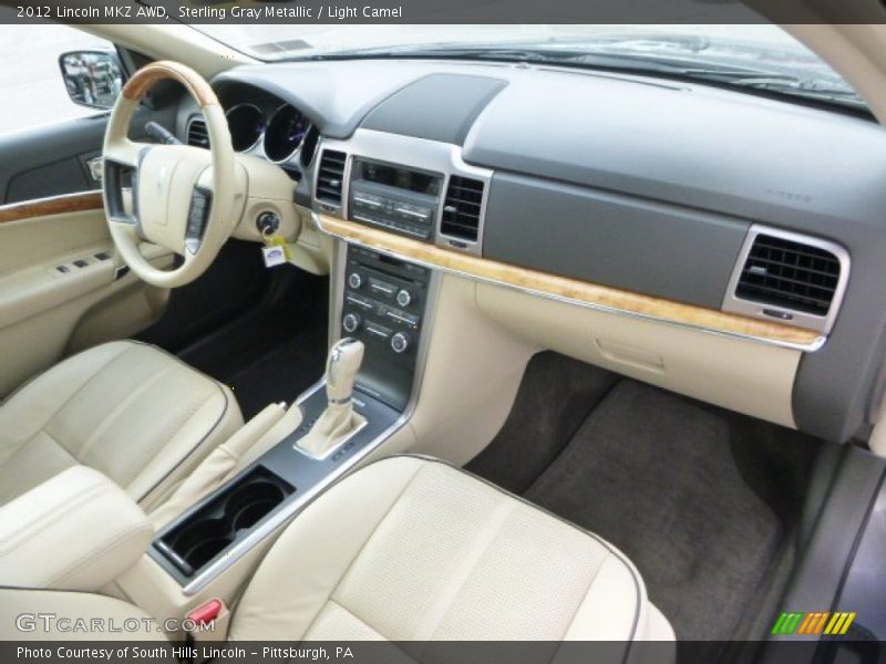 Sterling Gray Metallic / Light Camel 2012 Lincoln MKZ AWD