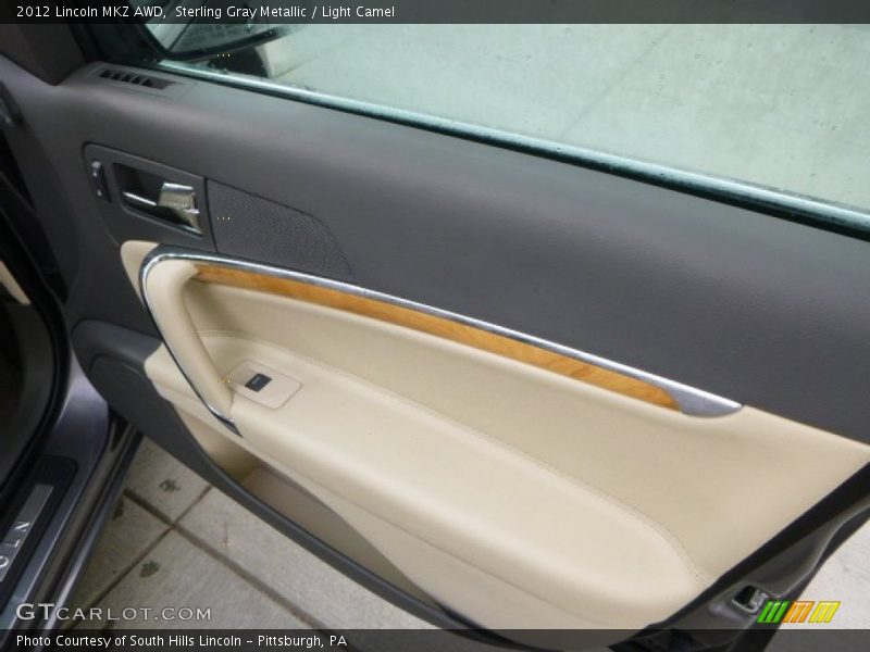 Sterling Gray Metallic / Light Camel 2012 Lincoln MKZ AWD