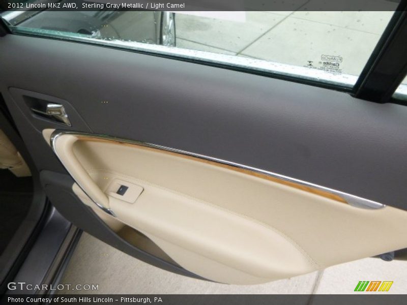 Sterling Gray Metallic / Light Camel 2012 Lincoln MKZ AWD