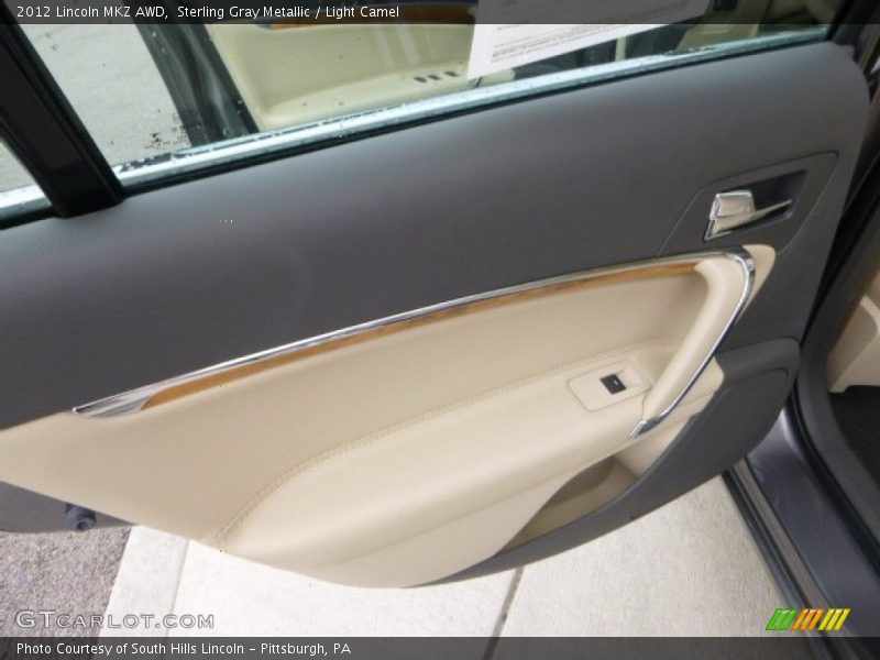 Sterling Gray Metallic / Light Camel 2012 Lincoln MKZ AWD