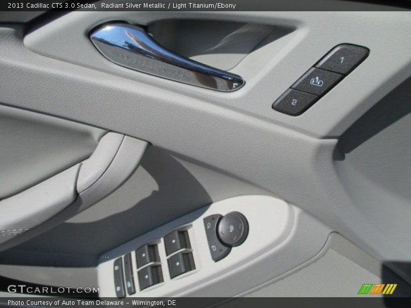 Radiant Silver Metallic / Light Titanium/Ebony 2013 Cadillac CTS 3.0 Sedan